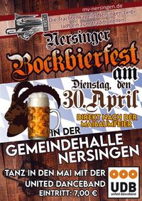 Bockbierfest Trachtenkapelle Nersingen - Tanz in den Mai 2024 am 30. April 2024